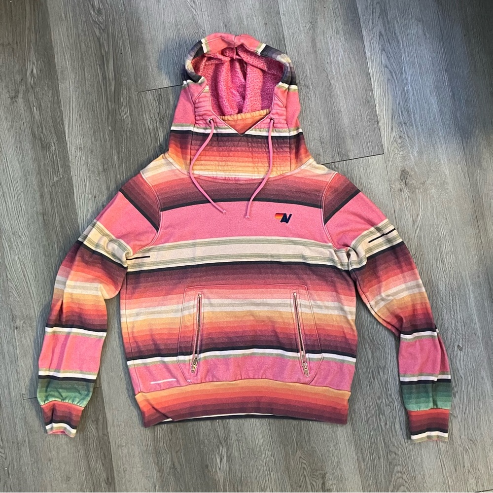 Aviator Nation Serape Ninja Hoodie - SIZE MEDIUM